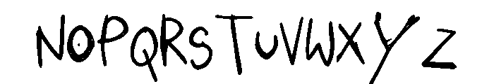 Naruko Rough Font UPPERCASE