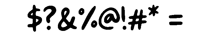 Naruko Script Font OTHER CHARS