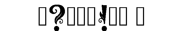 Nash Regular Font OTHER CHARS