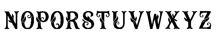 Nash Regular Font LOWERCASE