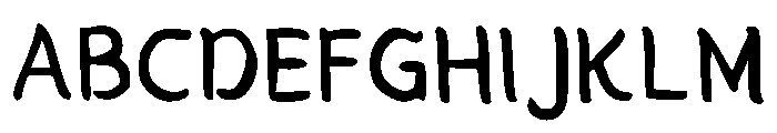 Nasi Putih Regular Font UPPERCASE