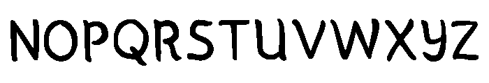 Nasi Putih Regular Font UPPERCASE