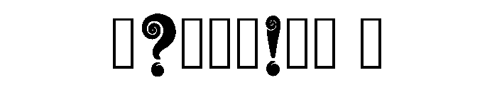 Nasos Regular Font OTHER CHARS