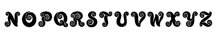 Nasos Regular Font LOWERCASE