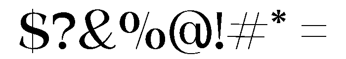 Nasterela Regular Font OTHER CHARS