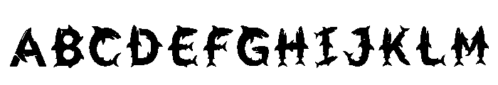 Nastur Regular Font UPPERCASE