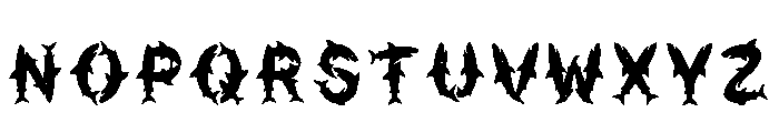 Nastur Regular Font UPPERCASE
