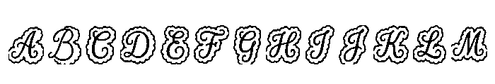 Nasturtium Regular Font UPPERCASE