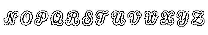 Nasturtium Regular Font LOWERCASE