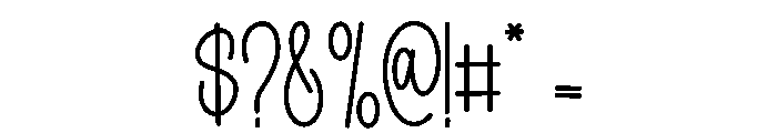 Nasty Person Font OTHER CHARS