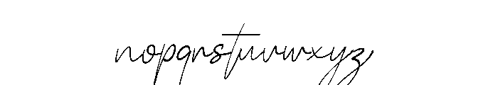 Natacha Italic Font LOWERCASE