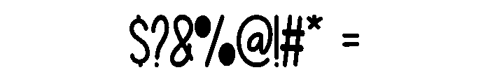 Natale Display Regular Font OTHER CHARS