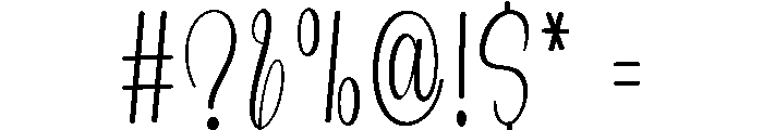 Natalia Delightful Font OTHER CHARS