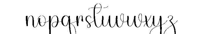 Natalia Delightful Font LOWERCASE