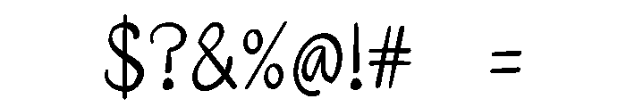 Nates Font OTHER CHARS