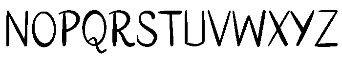 Nates Font UPPERCASE