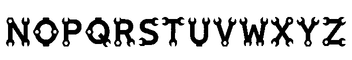 Natey Regular Font UPPERCASE