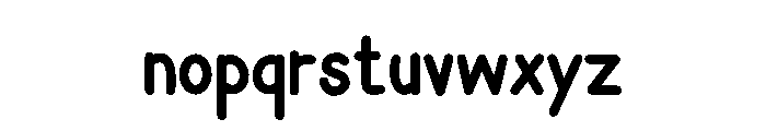 National Dog Day Font LOWERCASE