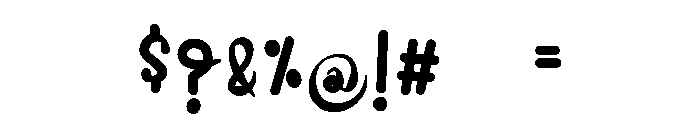 National Hug Day Font OTHER CHARS