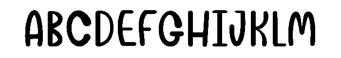 National Hug Day Font UPPERCASE