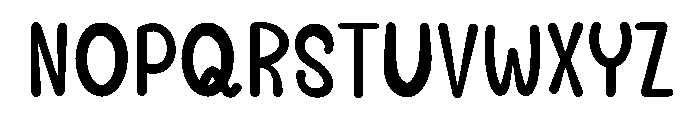 National Hug Day Font UPPERCASE