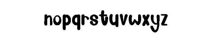 National Hug Day Font LOWERCASE