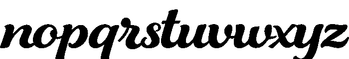 Native Natural Font LOWERCASE