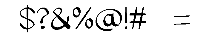 Natura Font OTHER CHARS