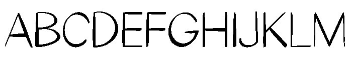Natura Font UPPERCASE
