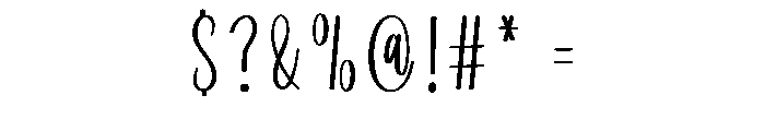 Natural Absolute Font OTHER CHARS