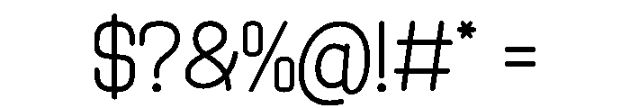 Natural Barista Font OTHER CHARS