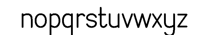 Natural Barista Font LOWERCASE