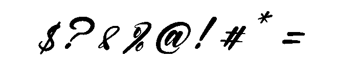 Natural Botanicals Italic Font OTHER CHARS