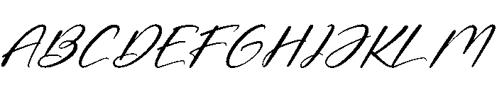 Natural Botanicals Italic Font UPPERCASE