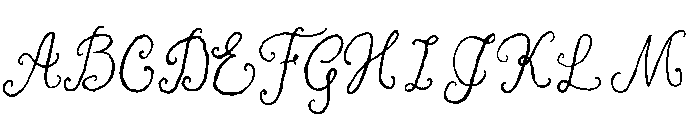 Natural Cottage Script Font UPPERCASE