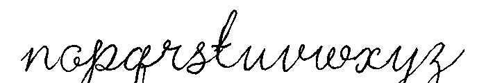 Natural Cottage Script Font LOWERCASE