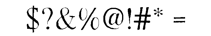 Natural Cottage Serif Font OTHER CHARS
