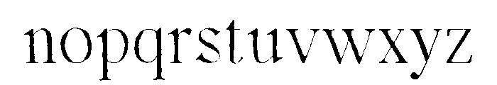 Natural Cottage Serif Font LOWERCASE