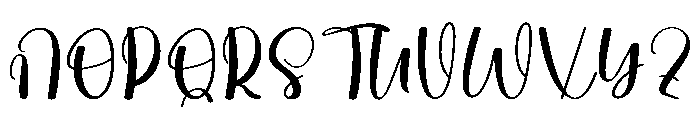 Natural Dreaming Font UPPERCASE