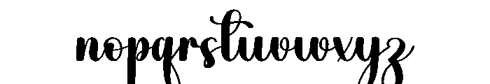Natural Dreaming Font LOWERCASE