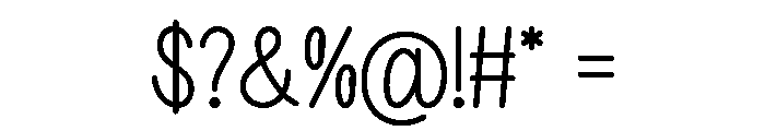 Natural History Regular Font OTHER CHARS