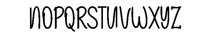 Natural History Regular Font UPPERCASE