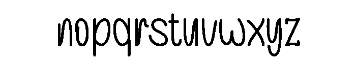 Natural History Regular Font LOWERCASE