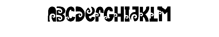 Natural Memory Font UPPERCASE