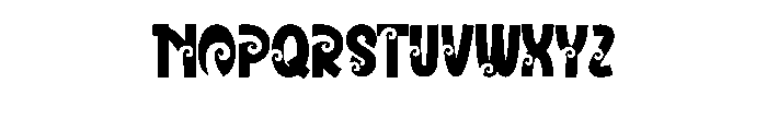 Natural Memory Font LOWERCASE