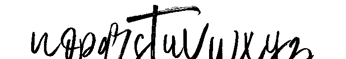 Natural Outside Regular Font LOWERCASE