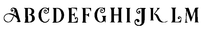 Natural Plus Regular Font UPPERCASE