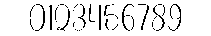 Natural Script Font OTHER CHARS
