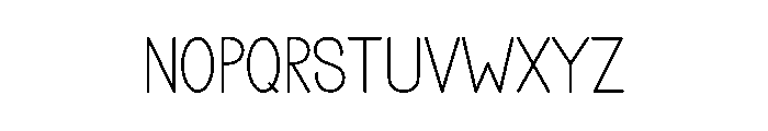 Natural Story Font LOWERCASE