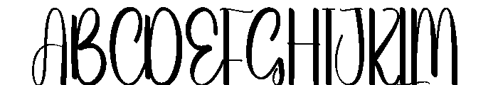 Natural Summer Font UPPERCASE